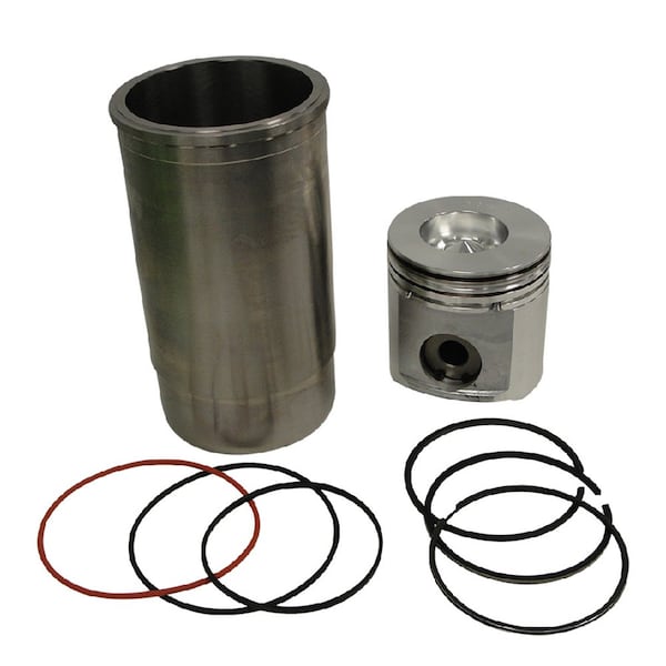 Aftermarket Piston Liner Kit Fits John Deere 120 444H 450G 455G 550G 555G 650G 544H RE65969 - main